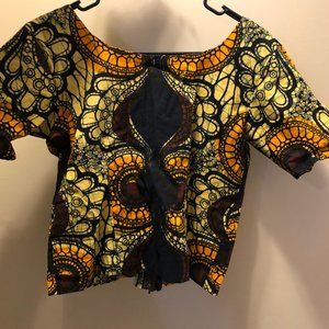 Women's African Print Top